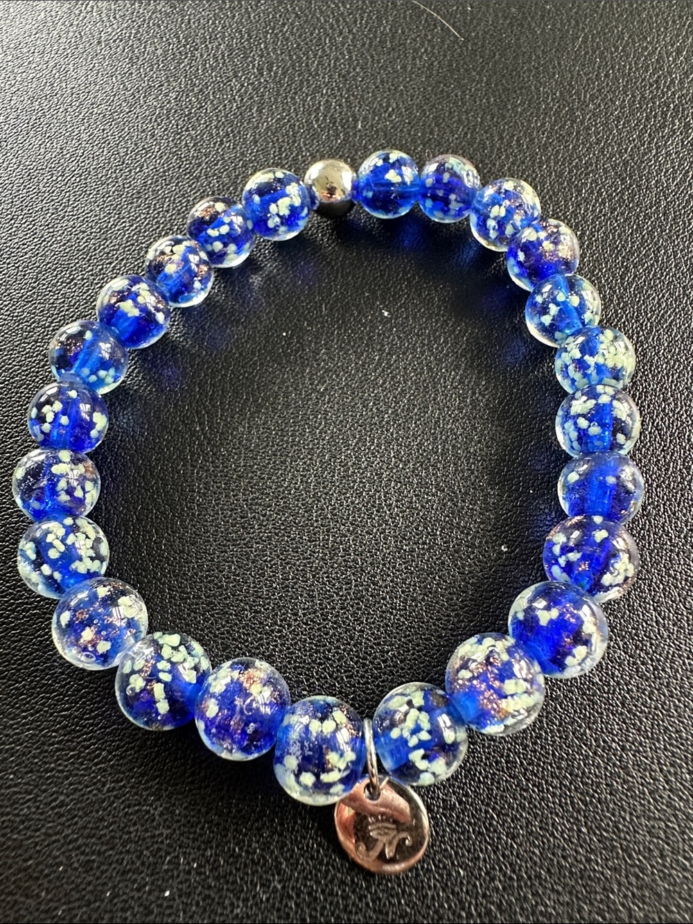 Nogu Sapphire | .925 Sterling Silver | Firefly Glass Bracelet